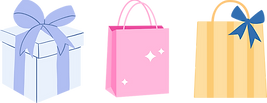 vector art of gift bags