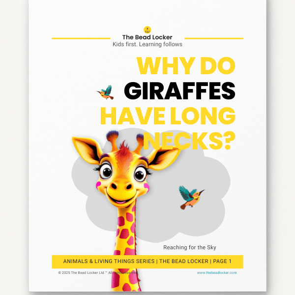 Why Do Giraffes Have Long Necks Printable