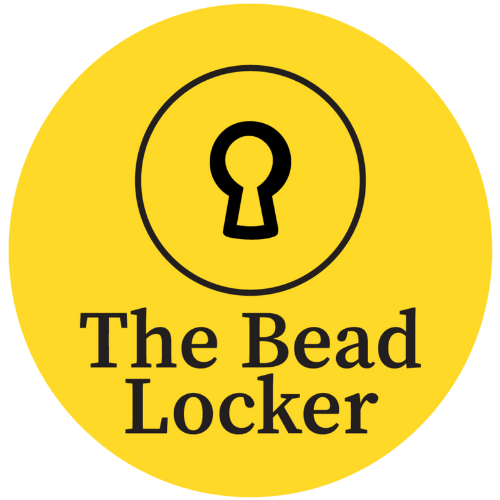 The Bead Locker logo with keyhole icon symbolizing access to learning and curiosity