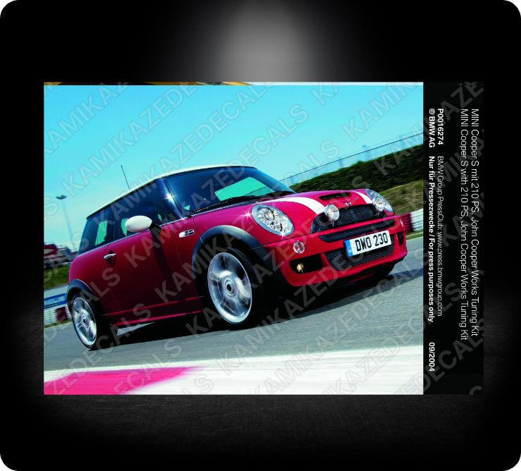JOHN COOPER WORKS 210 PROMOTIONAL FLYERS COLOUR