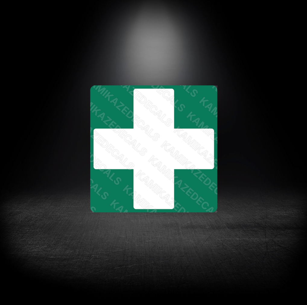 FIRST AID DECAL
