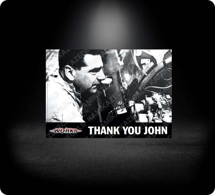 RARE JOHN COOPER POSTCARD