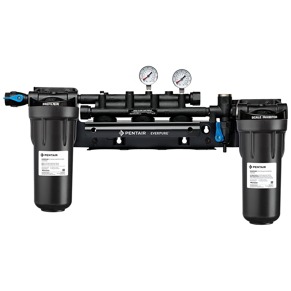 EVERPURE High Flow CSR Triple Manifold With 10″ Prefilter