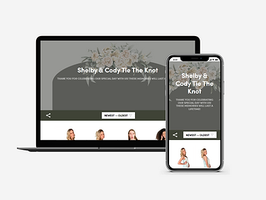 online gallery example of a wedding
