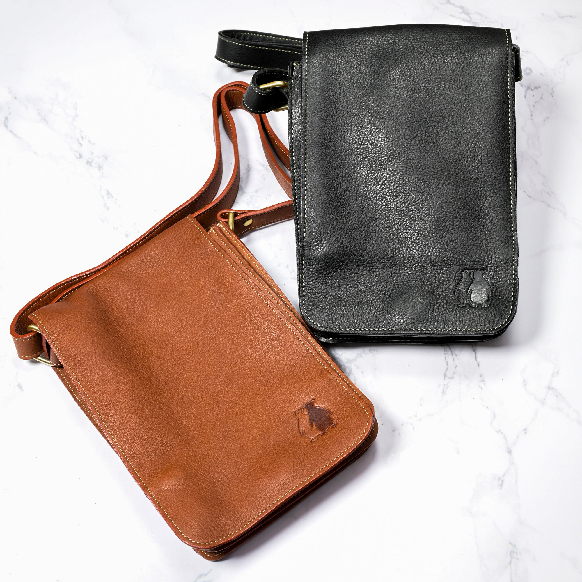 【数量限定】本革カジュアルフィルターショルダーバッグ ブラック