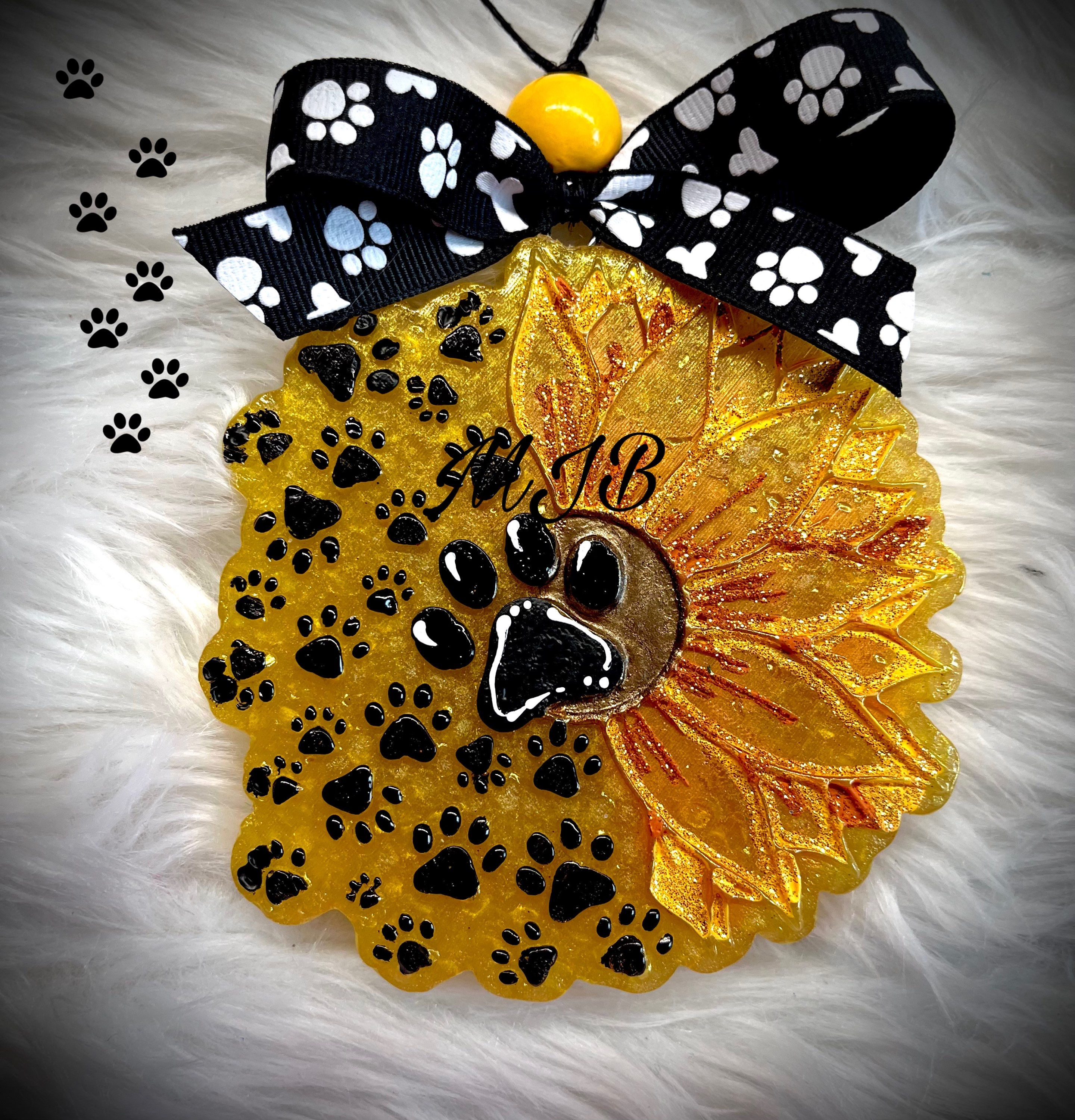 Paw Print Sunflower 