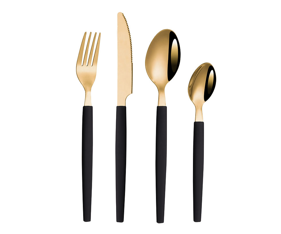Ingrid Gull/Svart 24 delers bestikk