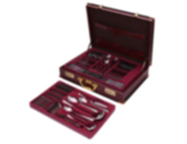 Eksklusivt Maud bestikk u/Gull 72 delers