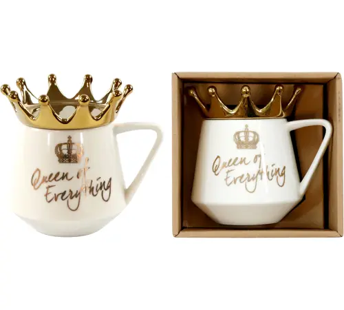 Deckeltasse "Queen"