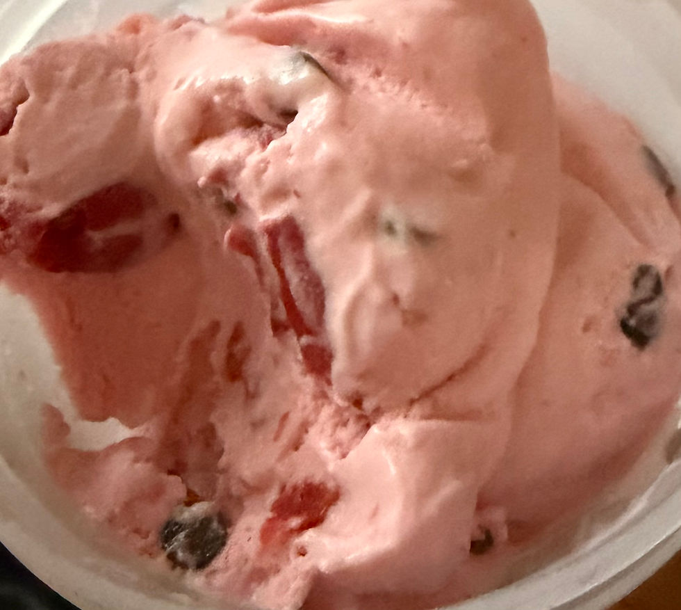Cherry Pie Filling Ice Cream