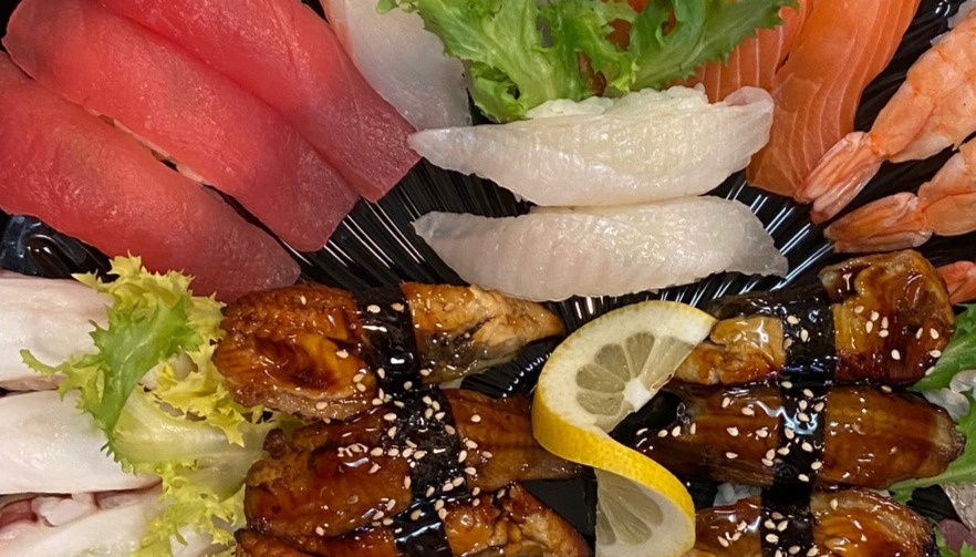 Arranged Food and Objects