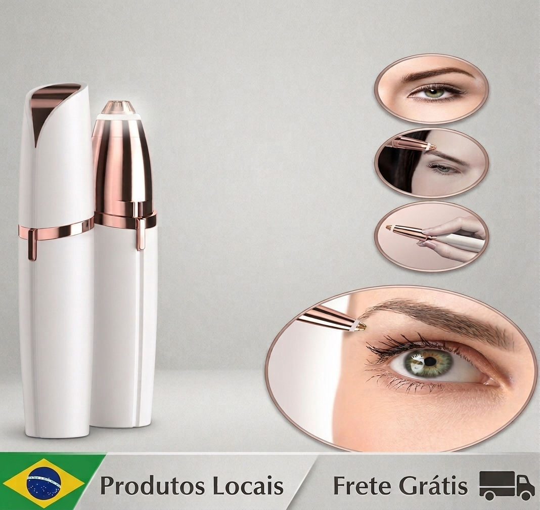 BrowPen Pro™ — Aparador Elétrico de Sobrancelhas