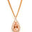 Thumbnail: Pear Brilliant Cut Morganite and Diamond Halo Pendant in 9 Carat Rose Gold