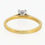 Thumbnail: 18 Carat Yellow Gold Solitaire Princess Cut Diamond .30ct Engagement Ring