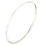 Thumbnail: Solid Sterling Silver Round Bangle