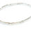 Thumbnail: 9 Carat White Gold Twist Hinged Bangle Bangle