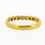 Thumbnail: 18 Carat Yellow Gold Seven Stone Eternity Ring Set In S-shape 3/4 Bezel Settings