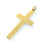 Thumbnail: 9 Carat Yellow Gold Hallmark Cross Pendant