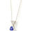 Thumbnail: AAAA Grade Trillion Cut Tanzanite & Diamond Pendant in 18 Carat White Gold