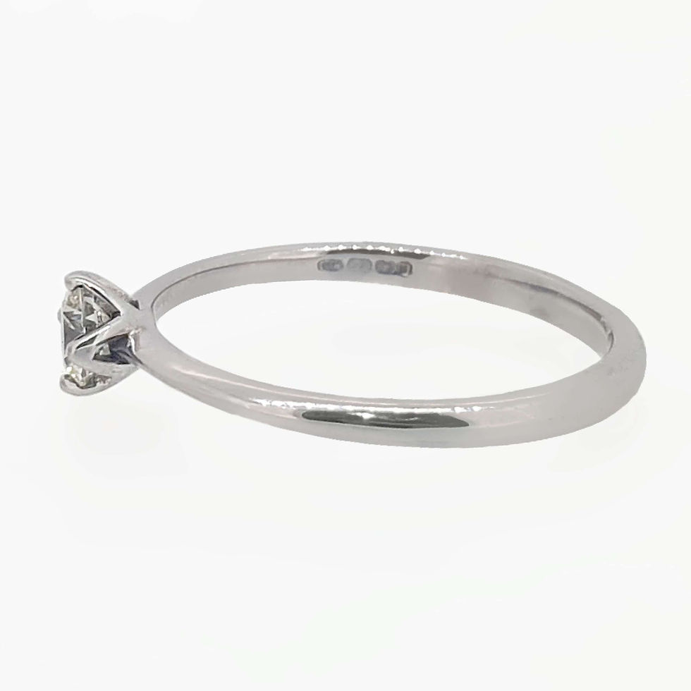 Thumbnail: 9 Carat White Gold .25ct Diamond Solitaire Engagement Ring