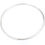 Thumbnail: Solid Sterling Silver Round Bangle