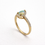 Thumbnail: 9 Carat Yellow Gold Pear Shape Opal & Diamond Halo Ring