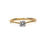 Thumbnail: 9 Carat Yellow Gold Diamond Solitaire (0.25ct) Engagement Ring