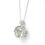 Thumbnail: Fantasy Flower Cut Prasiolite Quartz & Diamond Pendant in 14 Carat White Gold