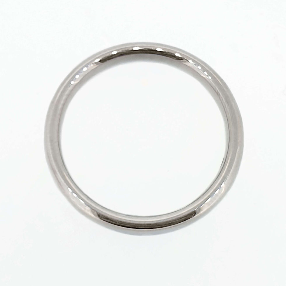 Thumbnail: 9 Carat White Gold Blue Sapphire and Diamond Fifteen Stone Eternity Ring