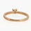 Thumbnail: 18 Carat Rose Gold Princess Cut Diamond Solitaire + Shoulders Engagement Ring 