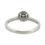 Thumbnail: 18 Carat White Gold Aquamarine and Diamond Halo Wed-fit Engagement Ring