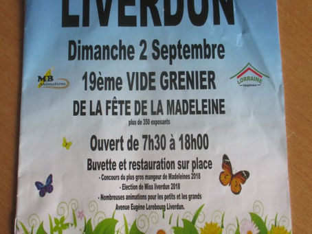 Liverdun : les images du jour . 25 Août 2018.