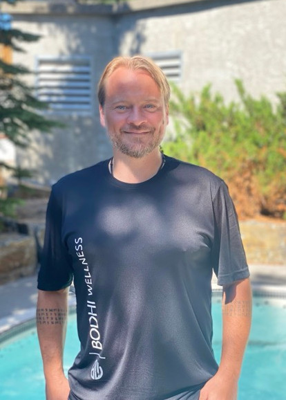 Bodhi Canmore massage therapist Blaine Kuefler