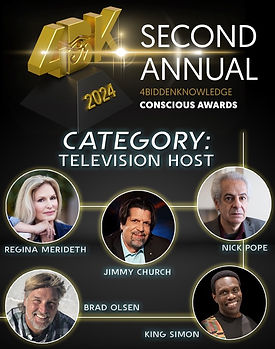 TV HOSTS 2024 4Bidden conscious awards Nominees