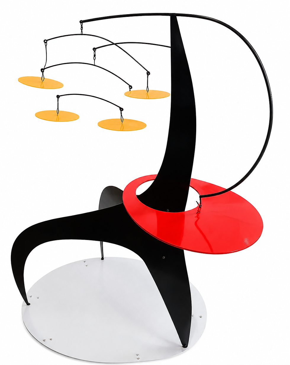 Travesia. Powder coated steel, 59”H x 70"L x 39"D