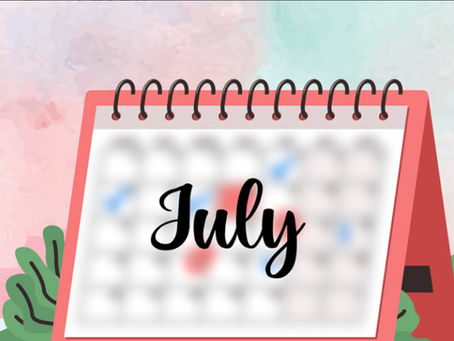 Welcome To July Newsletter!