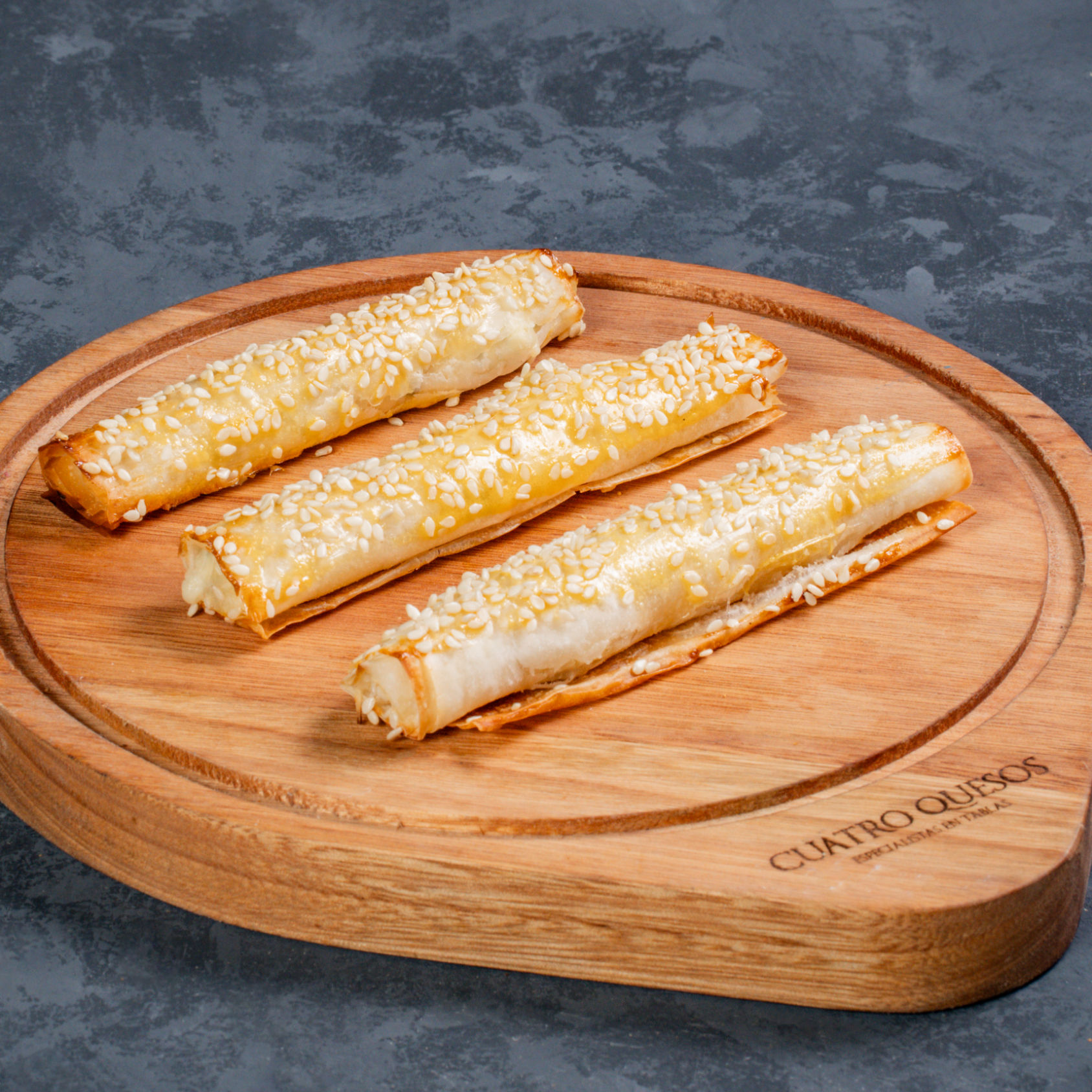 Dedos de Ricota, Parmesano y Miel