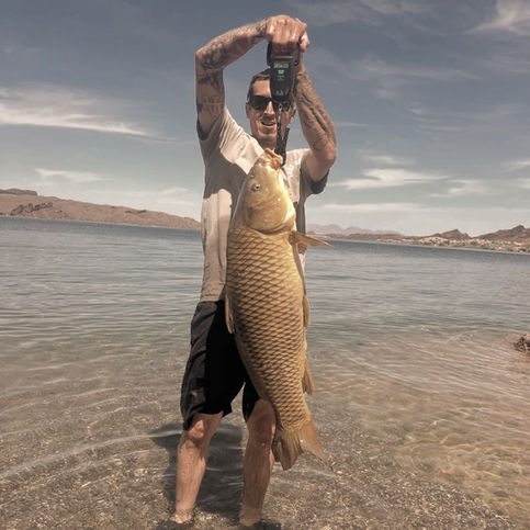 Client with fish