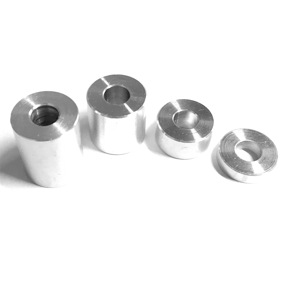Aluminium spacer unthreaded M5 (Choose length)