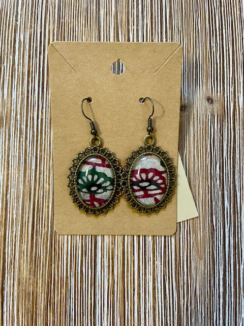 ORECCHINI CABOCHON WASHI PINO 