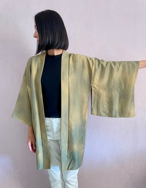 Miniatura:  HAORI  SETA CANGIANTE