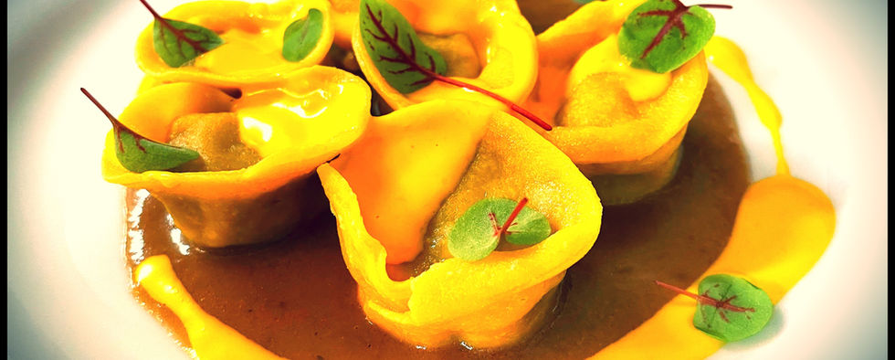 ravioli ripieni all'ossobuco alla milanese