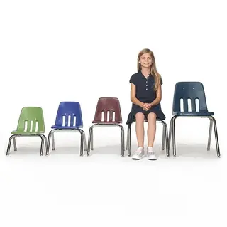 Virco 9000 Series 4-Leg Chair