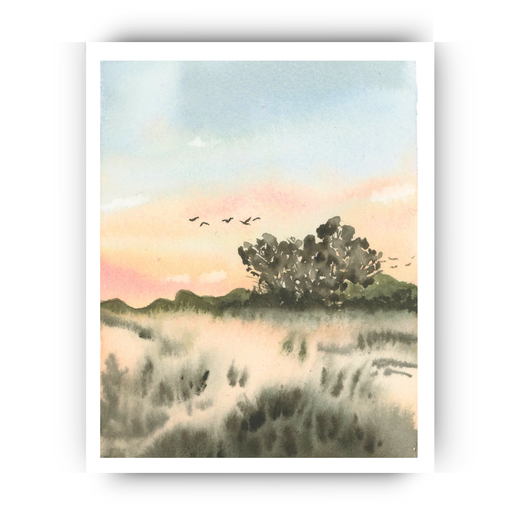 (Original) Prairie Birds Small
