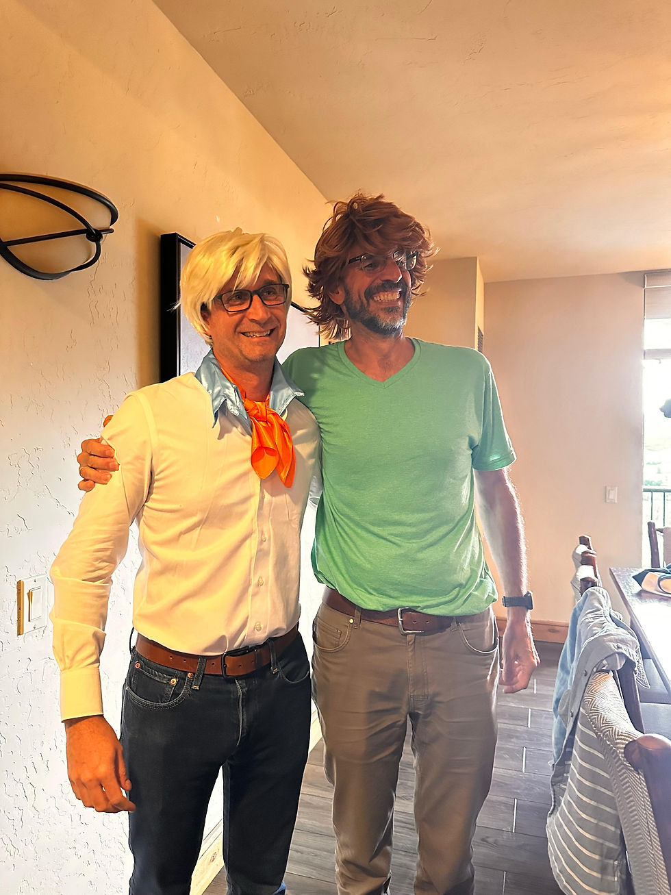 Fred (Eric) and Shaggy (Terry)