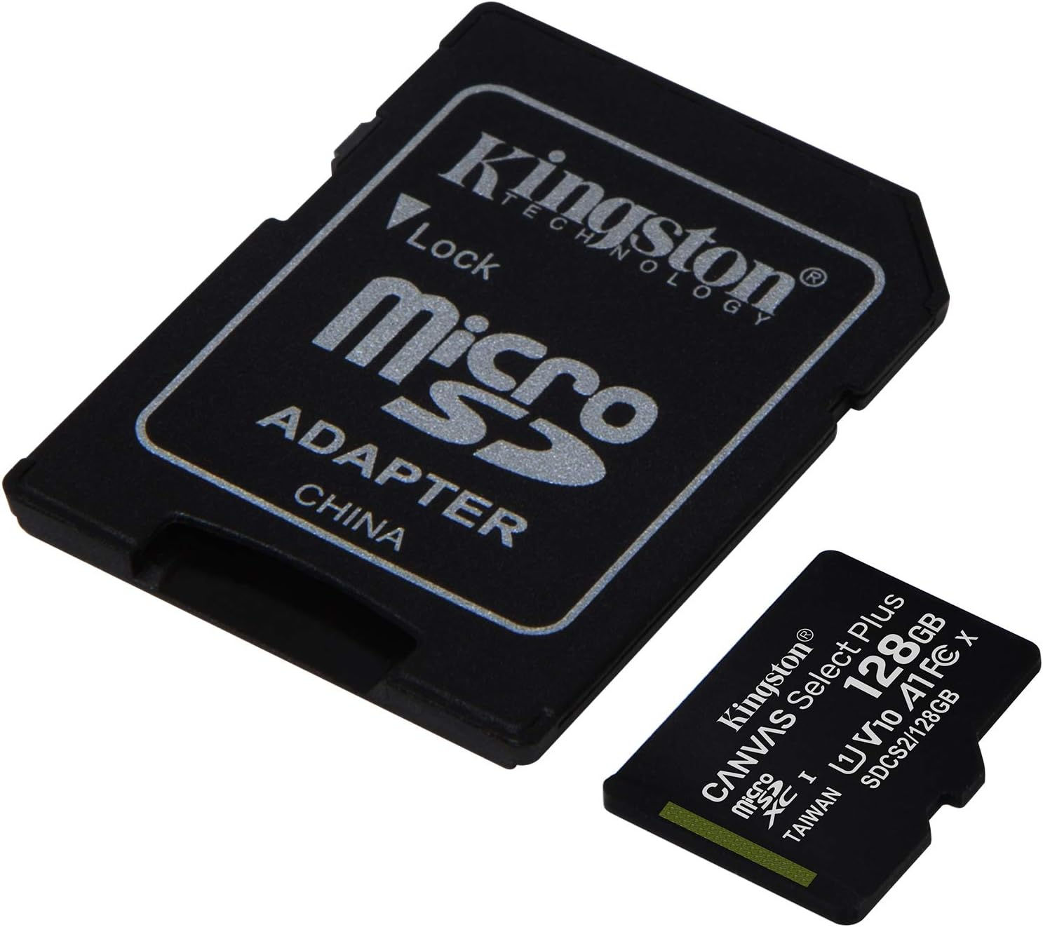 MicroSDHC 128GB Class 10 Flash Card  100MB/s - Kingston - SDCS2/128GB