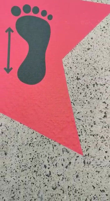 Thumbnail: Social Distancing Outdoor Q Management - Foot Print Balloon