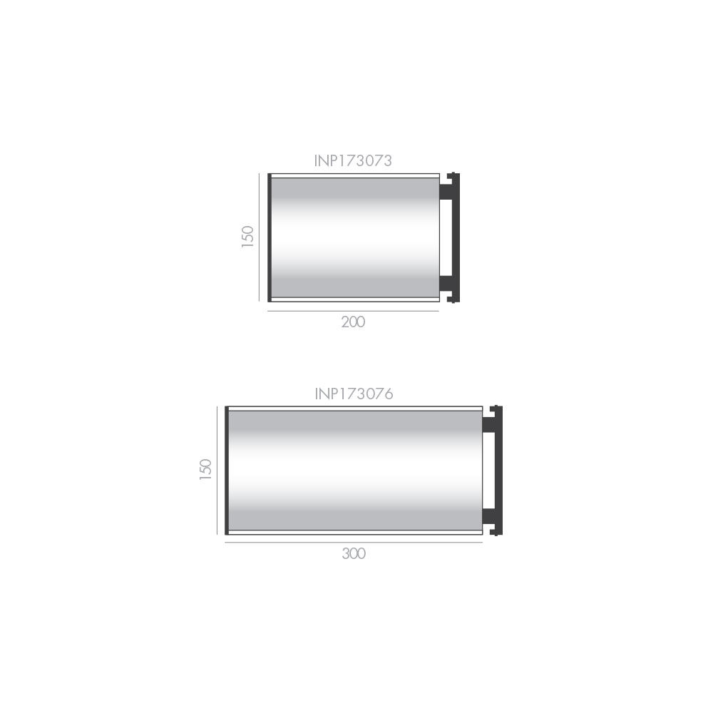 Horizontal Deluxe Wall Bracket Sign