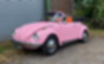Pink VW Beetle electric conversion by Retroelectric