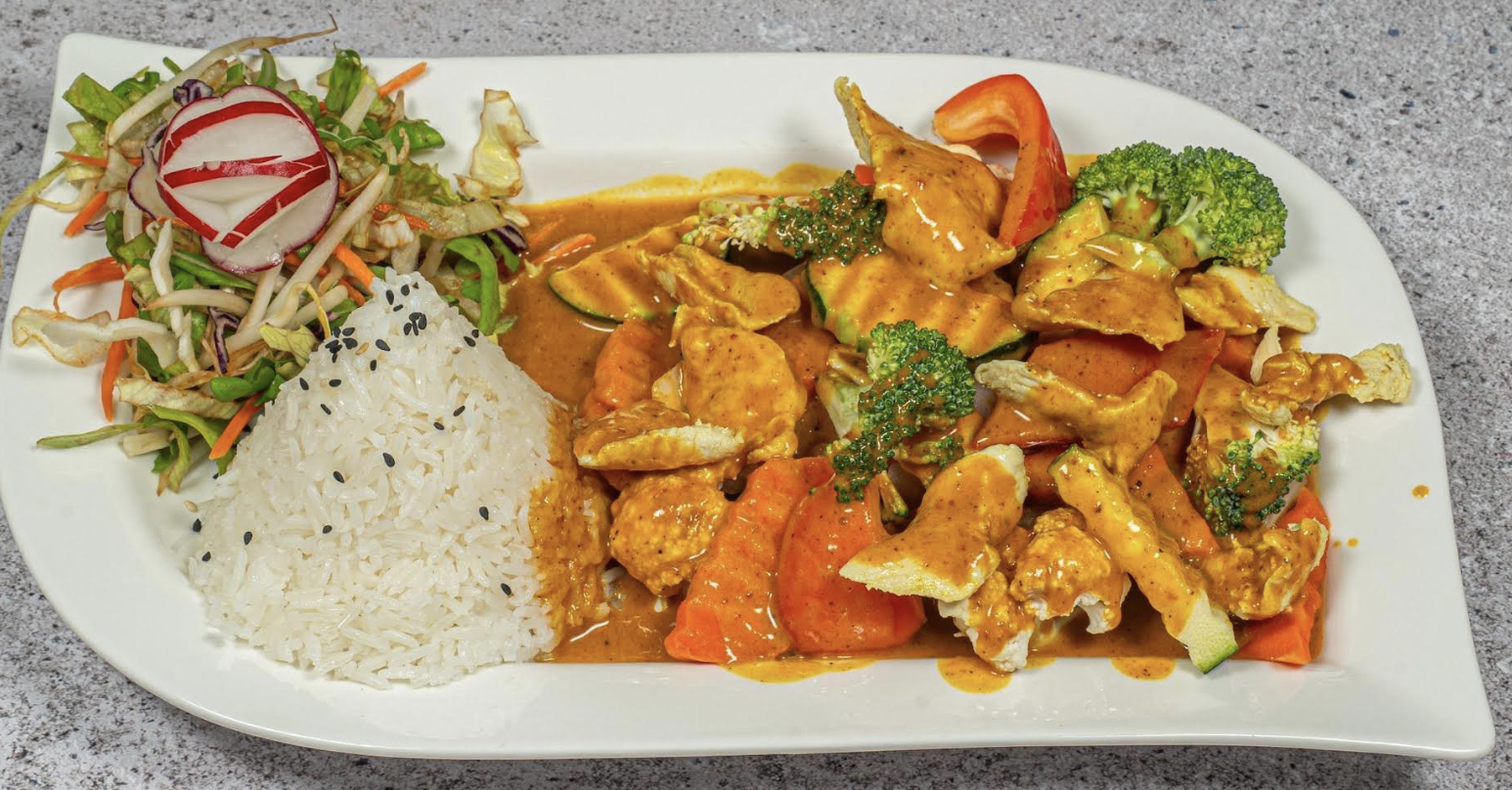 Arranged Food and Objects